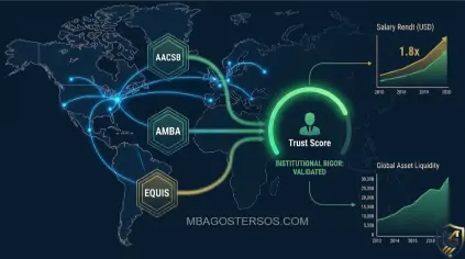 MBA Goster Infrastructure Map: The Global Portability of a Triple-Crown MBA Degree across Key Economic Nodes.